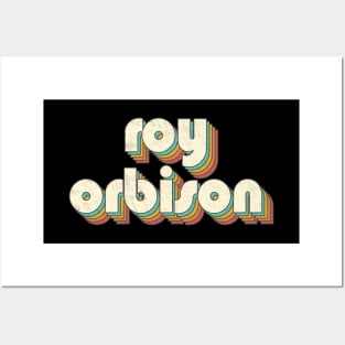 Retro Vintage Rainbow Roy Letters Distressed Style Posters and Art